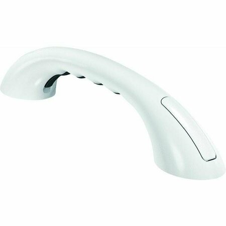 C S I DONNER Designer Hand Grip Grab Bar White With Rubber LR2250DW